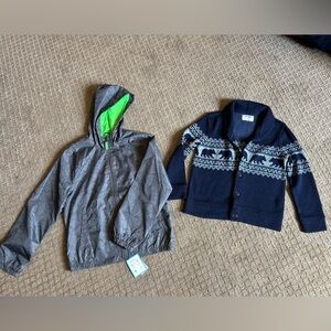 Lot of boys sweater and coat 8/10